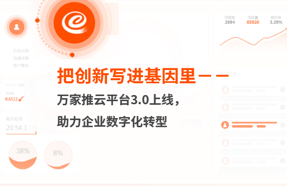 把創(chuàng)新寫進(jìn)基因里-萬家推云平臺(tái)3.0上線，助力企業(yè)數(shù)字化轉(zhuǎn)型
